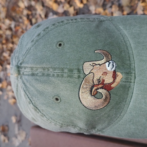 ECO Headwear Death Valley National Park Bighorn Sheep Embroidered Strapback Hat - Picture 2 of 10